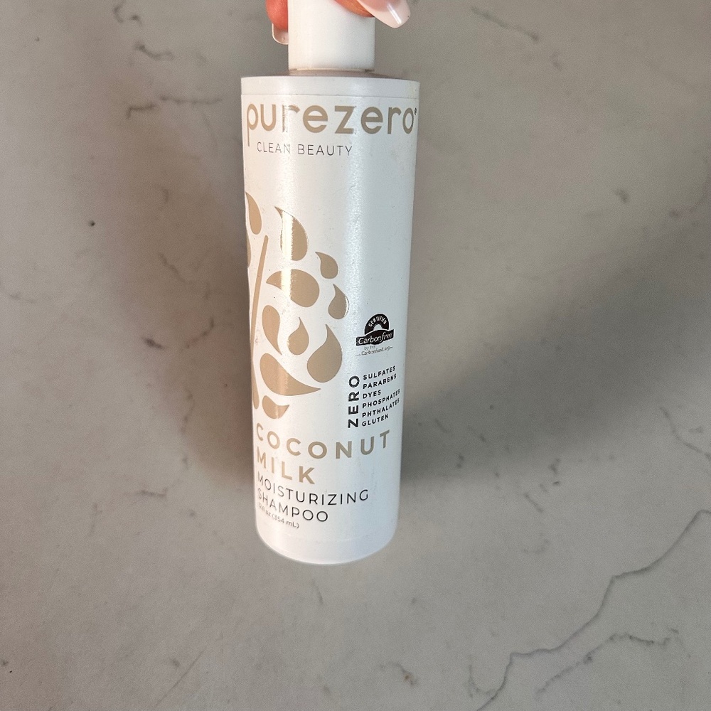 Purezero Clean Beauty Coconut Milk Moisturizing Shampoo, 12 oz